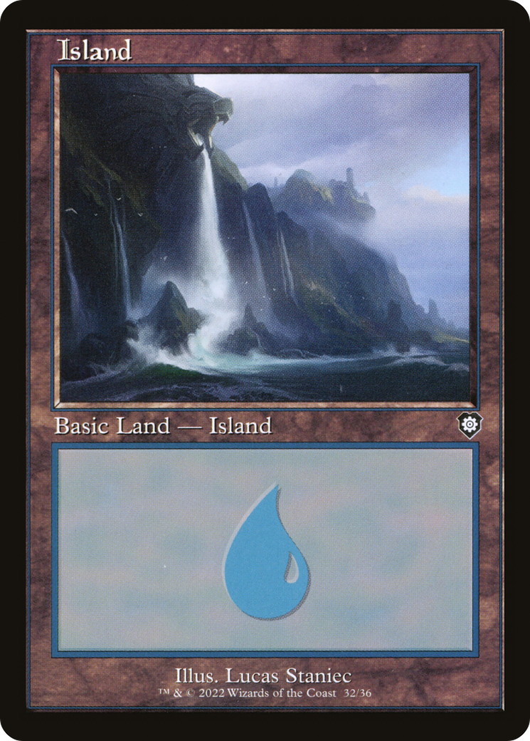 Island (032) (Retro) [The Brothers' War Commander]
