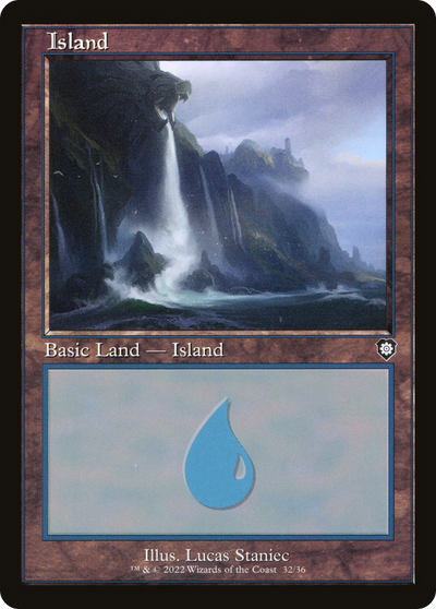 Island (032) (Retro) [The Brothers' War Commander]