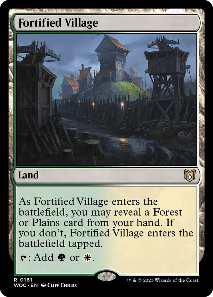 Fortified Village [Wilds of Eldraine Commander]