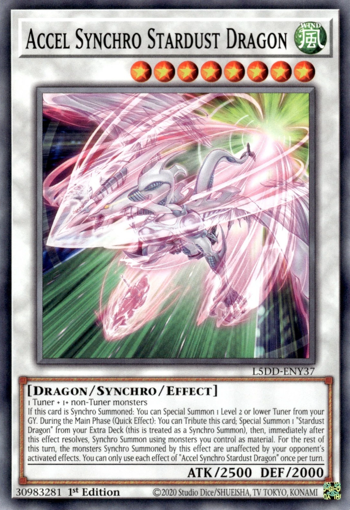 Accel Synchro Stardust Dragon [L5DD-ENY37] Common