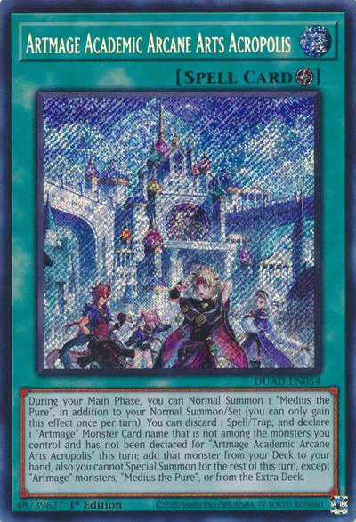 Artmage Academic Arcane Arts Acropolis [DUAD-EN054] Secret Rare
