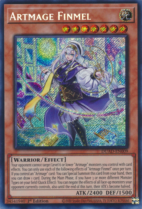 Artmage Finmel [DUAD-EN009] Secret Rare