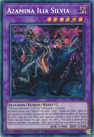 Azamina Ilia Silvia (ESR) [25LP-EN010] Emblazoned Secret Rare