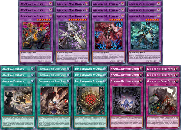 Azamina Sinful Spoils Deck Base - (ROTA)