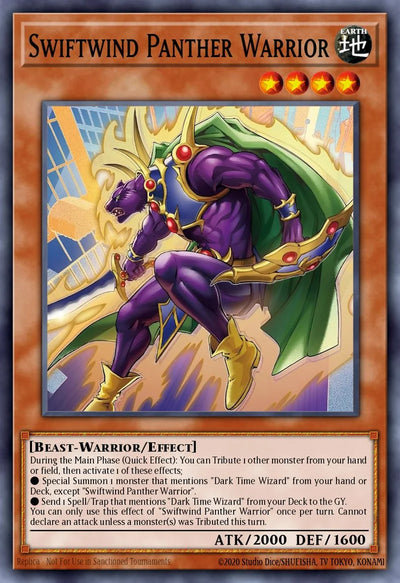 Swiftwind Panther Warrior [BETB-EN001] Super Rare