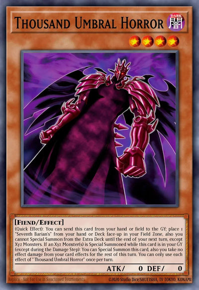 Thousand Umbral Horror [BETB-EN008] Super Rare