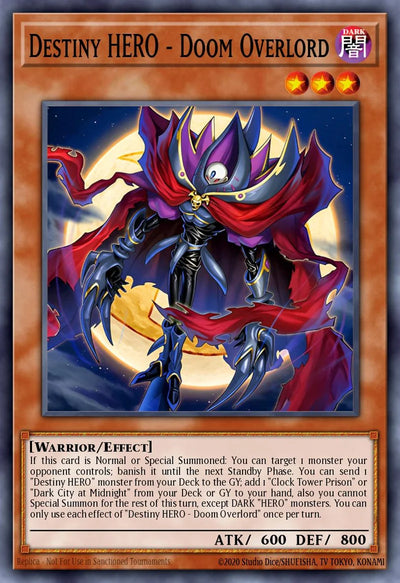 Destiny HERO - Doom Overlord [BETB-EN022] Ultra Rare