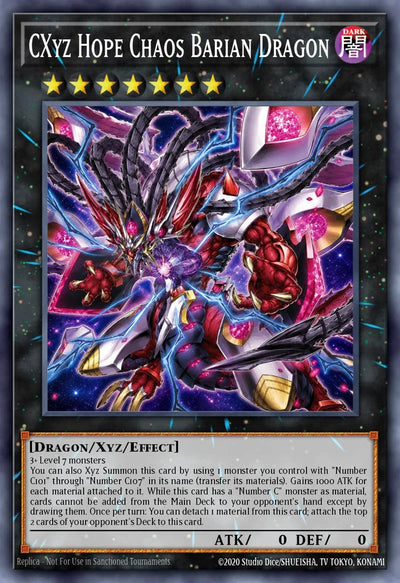 CXyz Hope Chaos Barian Dragon [BETB-EN044] Ultra Rare