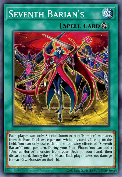 Barian's Seventh Untopia [BETB-EN055] Secret Rare