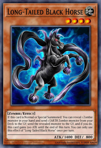 Long-Tailed Black Horse [BETB-EN097] Common