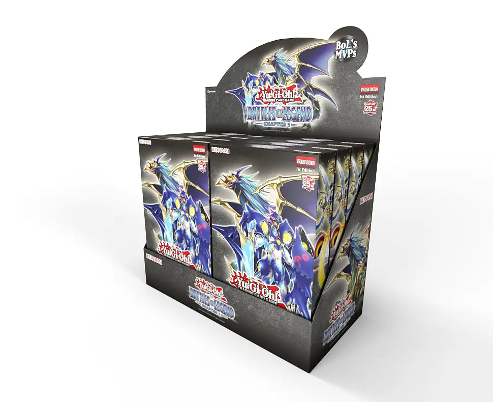 Yugioh! Boxed Sets & Tins: Battles of Legend - Chapter 1 [BLC1] FULL DISPLAY *Sealed*