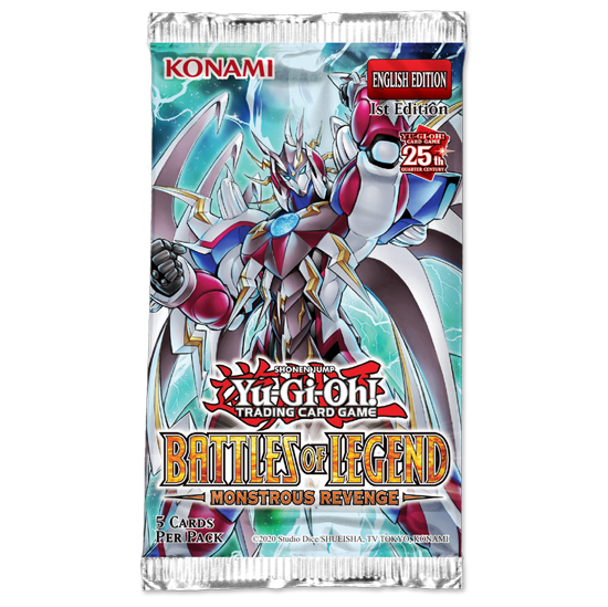 Yugioh! Booster Packs: Battles of Legend: Monstrous Revenge *Sealed*