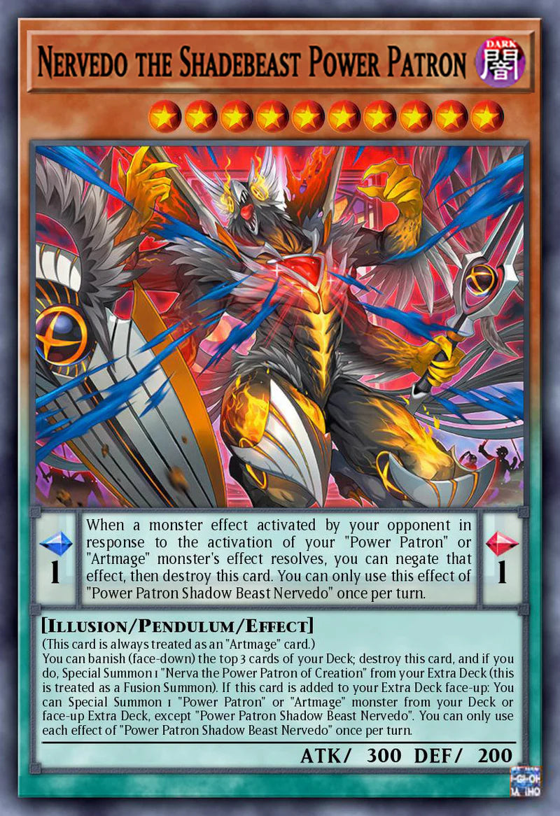 Nervedo the Shadebeast Power Patron (Starlight Rare) [BLZD-EN011] Starlight Rare