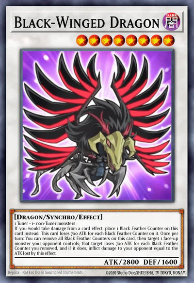 Black-Winged Dragon (L5DD-ENS03) [L5DD-ENS03] Secret Rare