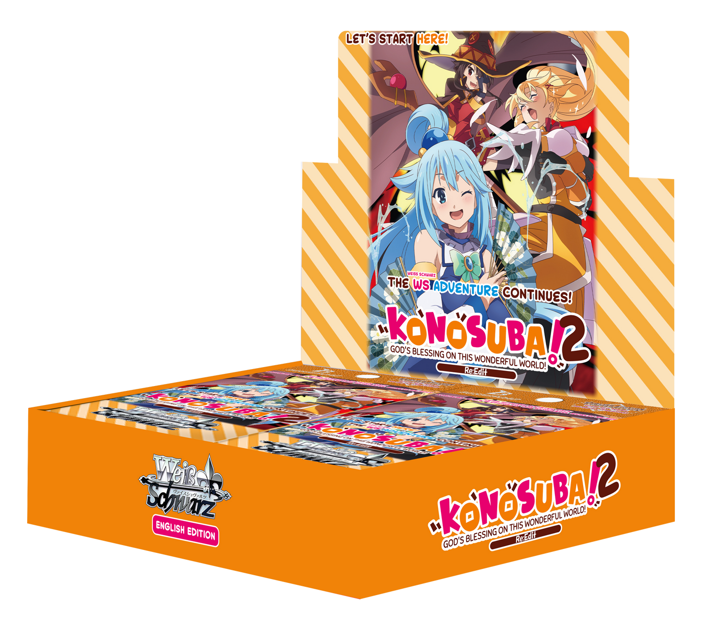 Weiss Schwarz: KONOSUBA - God's Blessing on the Wonderful World! English Edition Booster Box *Sealed* (PRE-ORDER, SHIPS 21ST NOV)
