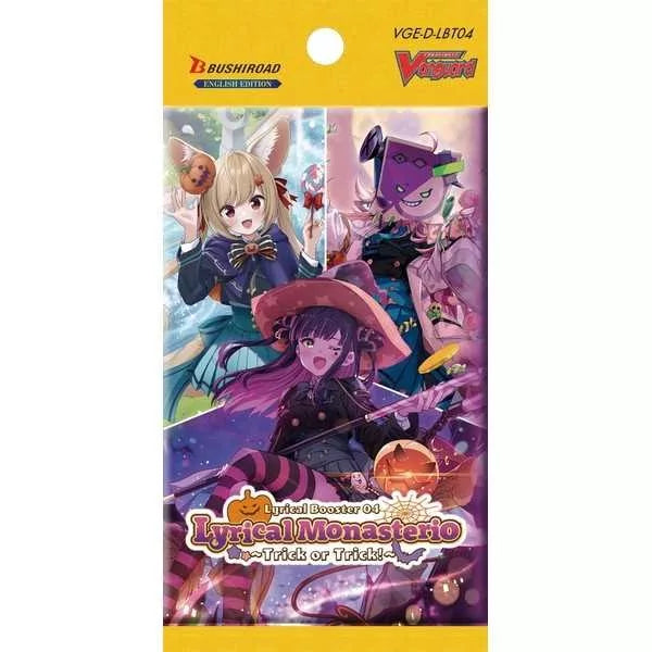 CardFight Vanguard TCG: [D-LBT04] Lyrical Monasterio "Trick or Trick!" Booster Pack *Sealed*