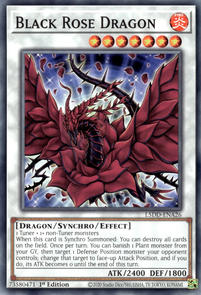 Black Rose Dragon [L5DD-ENA26] Common