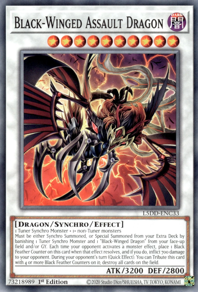 Black-Winged Assault Dragon [L5DD-ENC33] Common