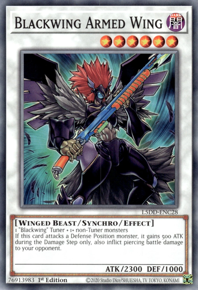 Blackwing Armed Wing [L5DD-ENC28] Common