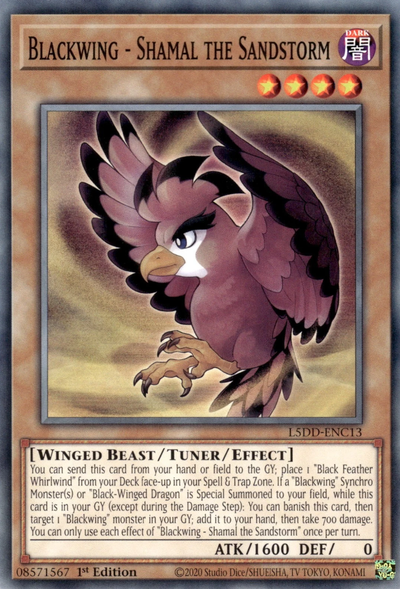 Blackwing - Shamal the Sandstorm [L5DD-ENC13] Common