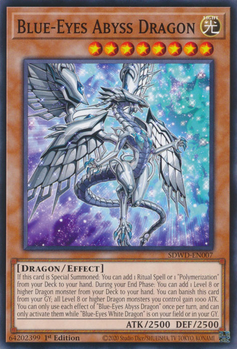 Blue-Eyes Abyss Dragon - [SDWD-EN007] Common - SDWD PRE-ORDER, SHIPS 19/02/2025  - TCG Collector NZ - Yu-Gi-Oh Singles