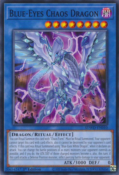 Blue-Eyes Chaos Dragon - [SDWD-EN010] Common - SDWD PRE-ORDER, SHIPS 19/02/2025  - TCG Collector NZ - Yu-Gi-Oh Singles