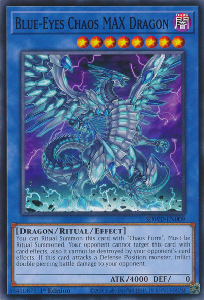 Blue-Eyes Chaos MAX Dragon - [SDWD-EN009] Common - SDWD PRE-ORDER, SHIPS 19/02/2025  - TCG Collector NZ - Yu-Gi-Oh Singles