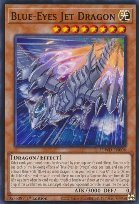 Blue-Eyes Jet Dragon - [SDWD-EN006] Common - SDWD PRE-ORDER, SHIPS 19/02/2025  - TCG Collector NZ - Yu-Gi-Oh Singles