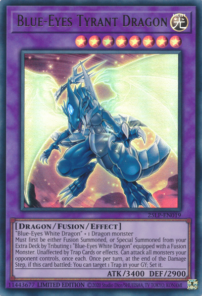 Blue-Eyes Tyrant Dragon [25LP-EN019] Ultra Rare