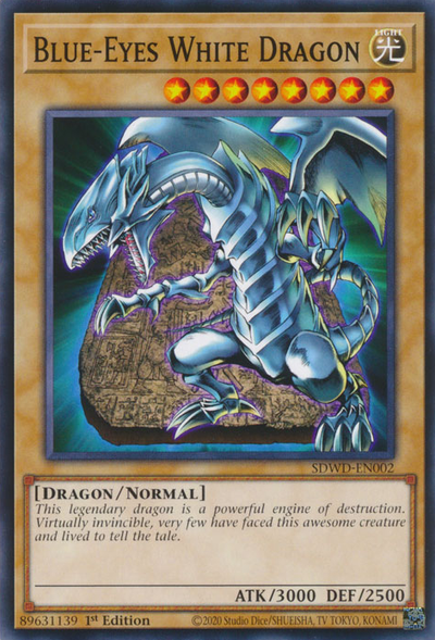 Blue-Eyes White Dragon (Tablet Art) - [SDWD-EN002] Common - SDWD PRE-ORDER, SHIPS 19/02/2025  - TCG Collector NZ - Yu-Gi-Oh Singles