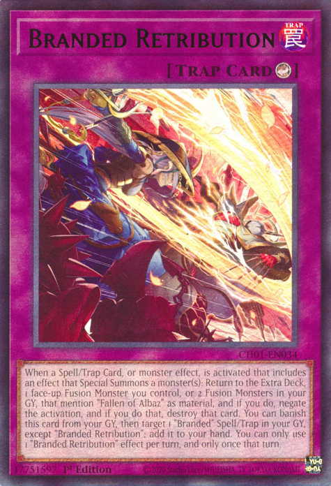 Branded Retribution [CH01-EN034] Ultra Rare