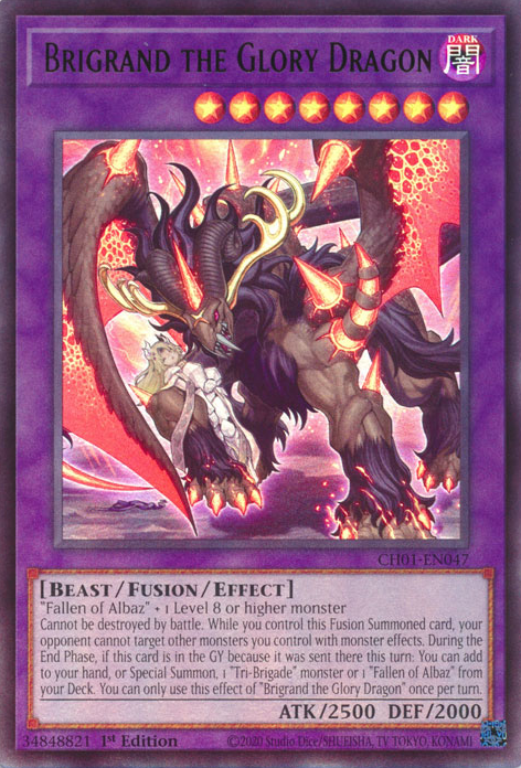 Brigrand the Glory Dragon [CH01-EN047] Ultra Rare
