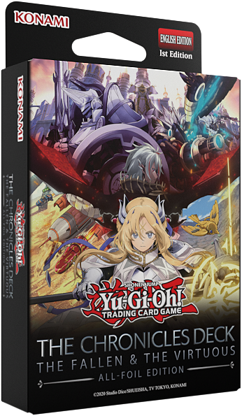 Yugioh! THE CHRONICLES DECK: The Fallen & The Virtuous (ALL-FOIL EDITION) *Sealed* (PRE-ORDER, SHIPS OCT 24TH)