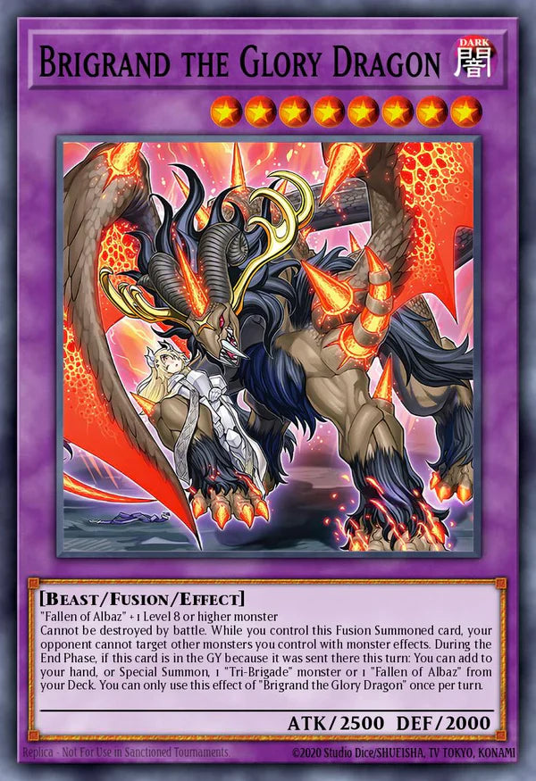 Brigrand the Glory Dragon [CH01-EN047] Ultra Rare