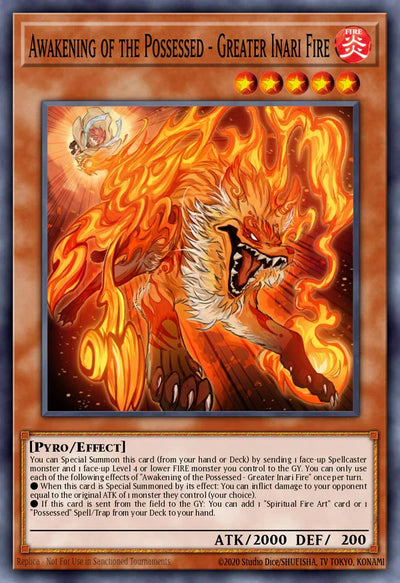 Awakening of the Possessed - Greater Inari Fire [CH02-EN018] Ultra Rare