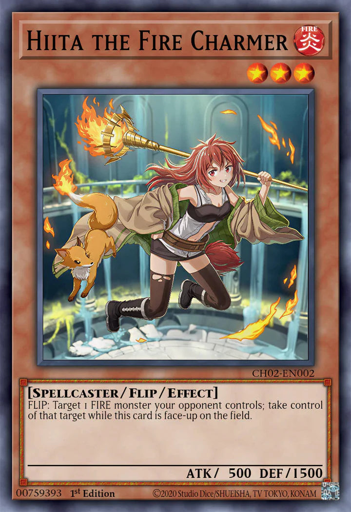 Hiita the Fire Charmer [CH02-EN002] Secret Rare