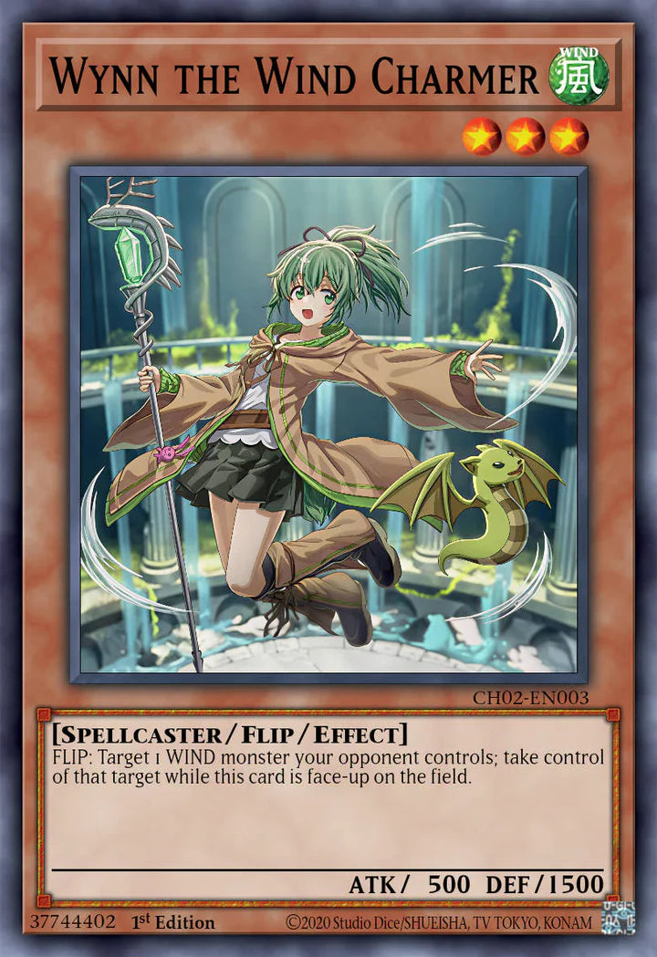 Wynn the Wind Charmer (Ultra Rare) [CH02-EN003] Ultra Rare