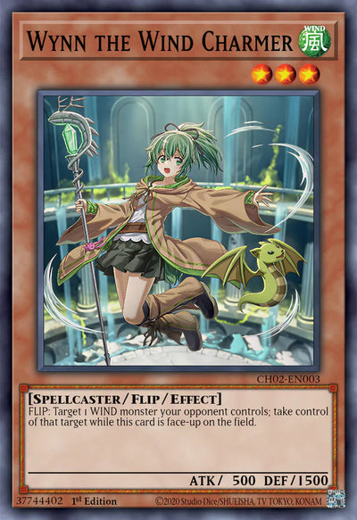 Wynn the Wind Charmer (Ultra Rare) [CH02-EN003] Ultra Rare