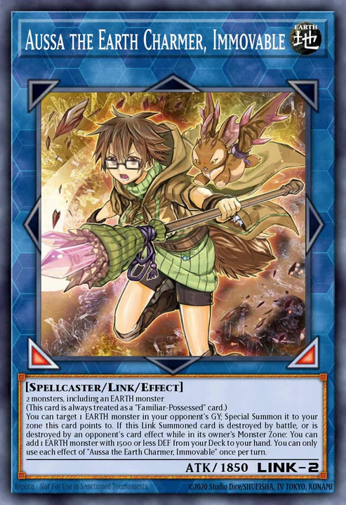 Aussa the Earth Charmer, Immovable [CH02-EN045] Ultra Rare