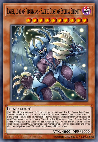 Infinity of the Sacred Beasts - Raviel, Lord of Phantasms (Starlight Rare) [CORI-EN007] Starlight Rare