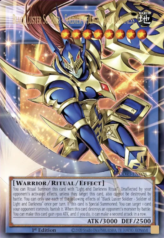 Black Luster Soldier - Soldier of Light and Darkness (Extended Art) [CORI-EN028] Ultra Rare