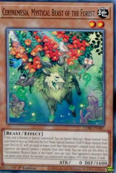 Cerynemesia, Mystical Beast of the Forest [CORI-EN087] Common