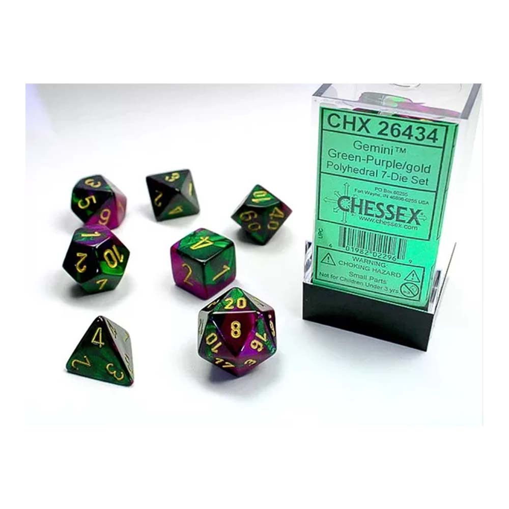 Chessex - Polyhedral 7-Die Set - Gemini