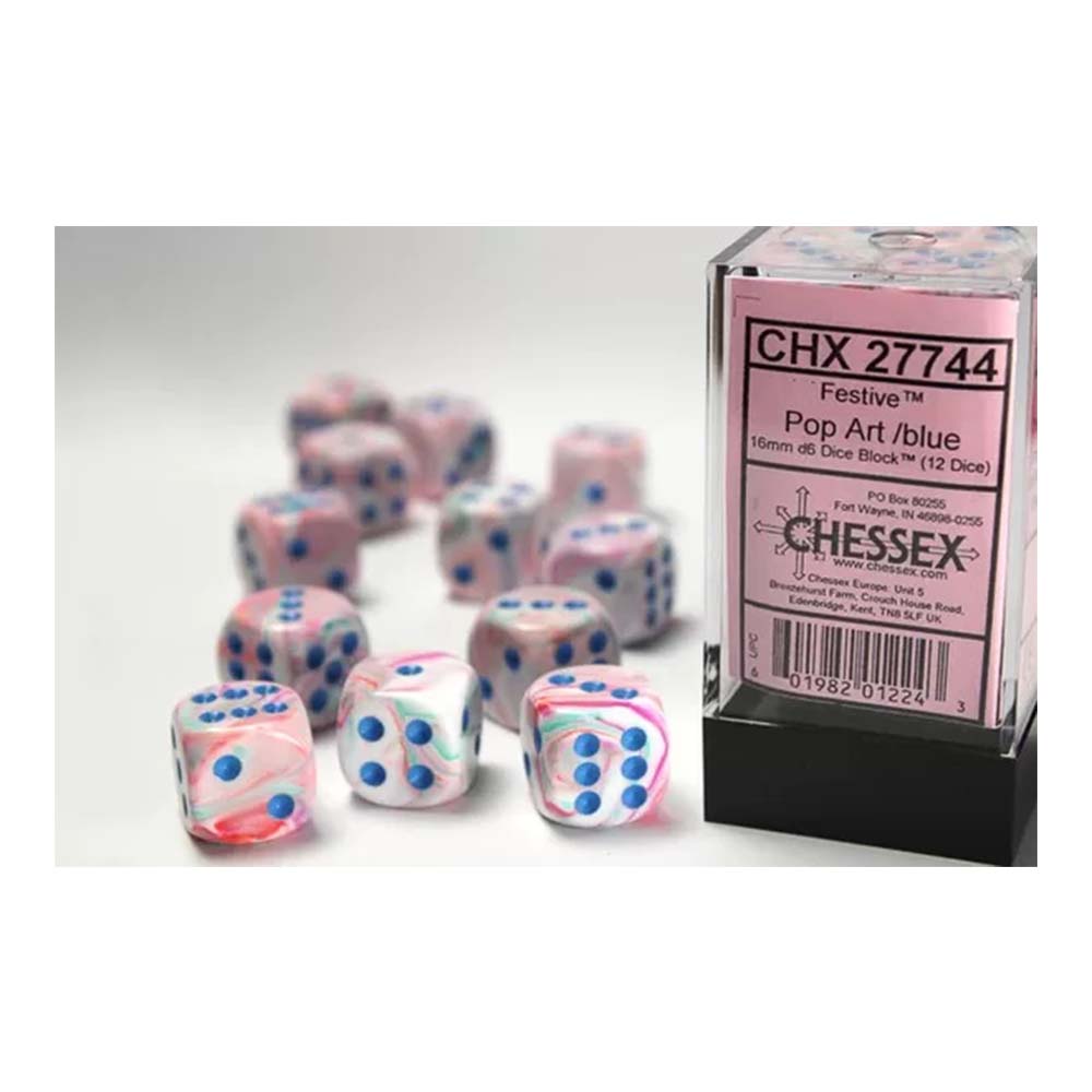 Chessex - Signature 16mm d6 (12 Dice)