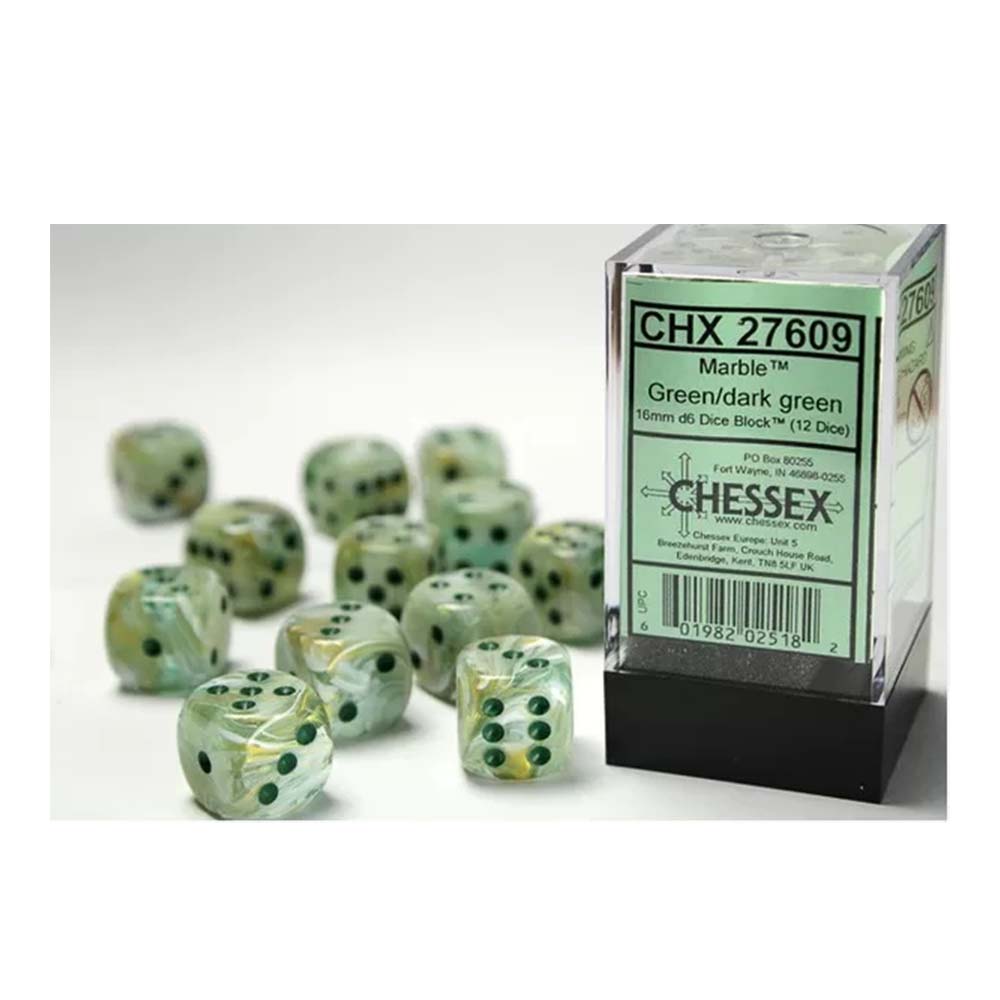 Chessex - Signature 16mm d6 (12 Dice)