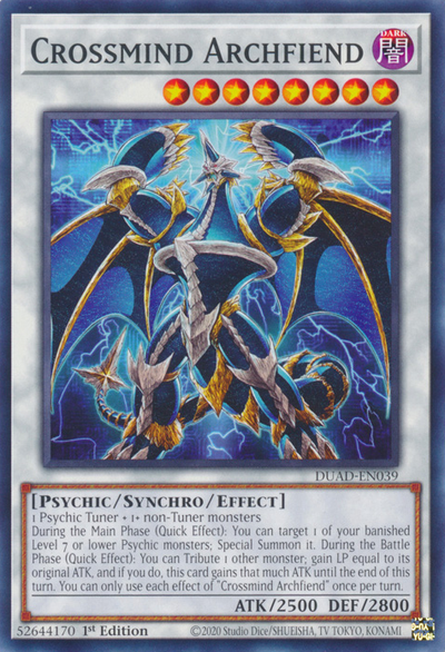 Crossmind Archfiend [DUAD-EN039] Common
