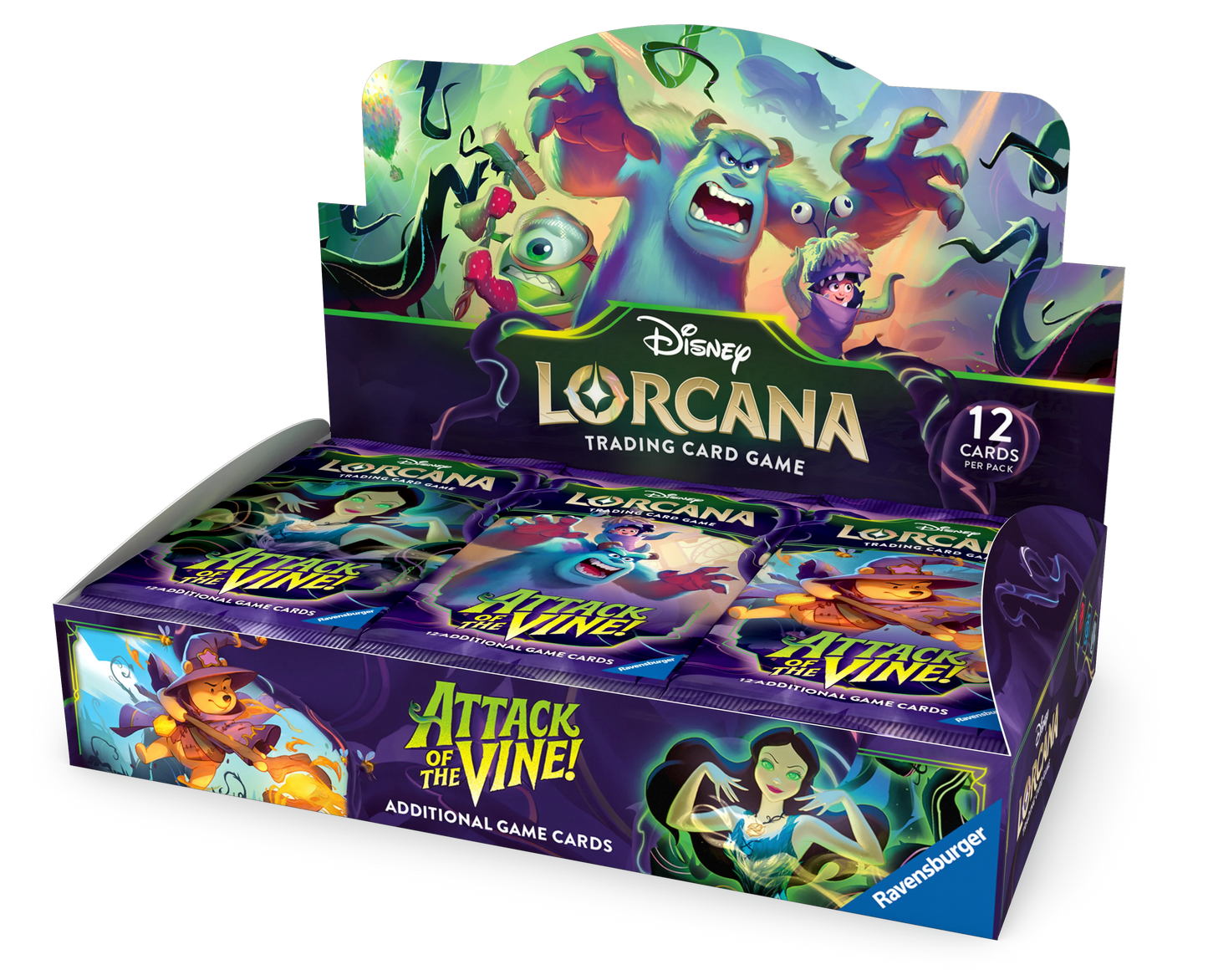 Disney Lorcana TCG: Attack of the Vine Booster Box (S13) *Sealed* (PRE-ORDER, SHIPS 17TH JULY)