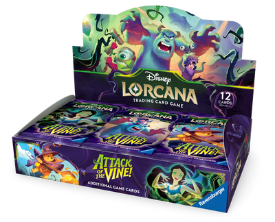 Disney Lorcana TCG: Attack of the Vine Booster Box (S13) *Sealed* (PRE-ORDER, SHIPS 17TH JULY)