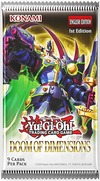 Yugioh! Booster Boxes: Doom of Dimensions *Sealed* (PRE-ORDER, SHIPS 25TH SEPT)