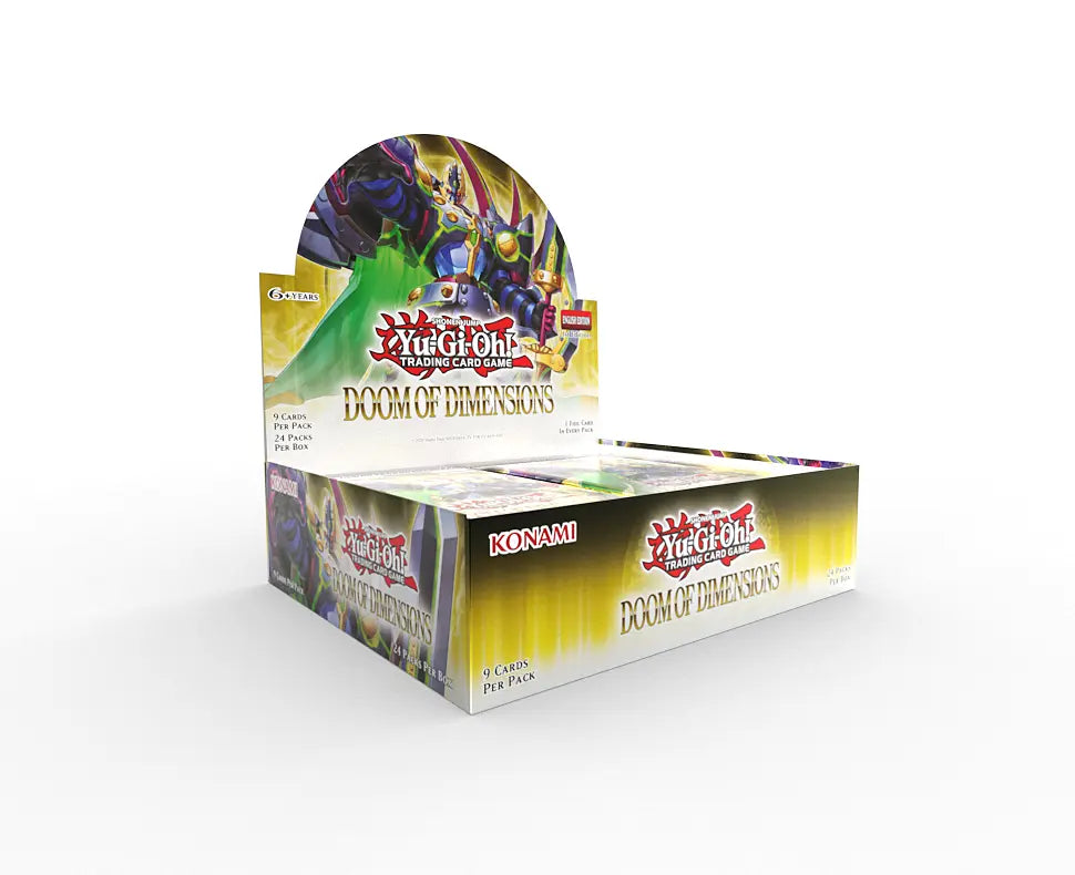 Yugioh! Booster Boxes: Doom of Dimensions *Sealed* (PRE-ORDER, SHIPS 25TH SEPT)